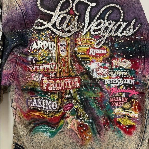 Embellished Denim Jacket with Studs - Picture 7 of 7